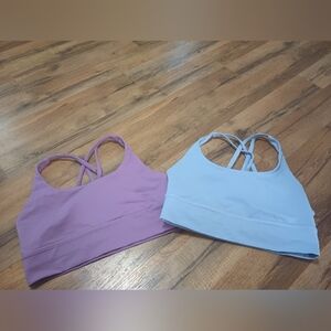 lululemon athletica Purple and Blue Sports Bras